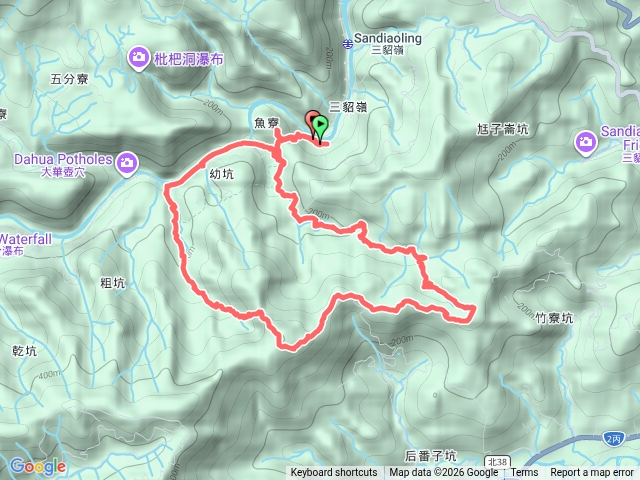 幼坑步道~九層瀑布~大平林山~新路尾古道