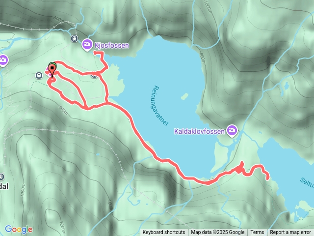 Norway-Myrdal-VATNAHALSEN HOTEL-湖邊健行