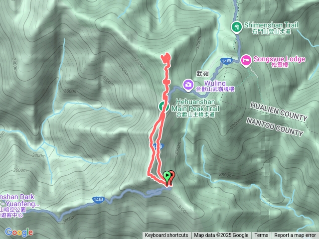 合歡南峰主峰預覽圖