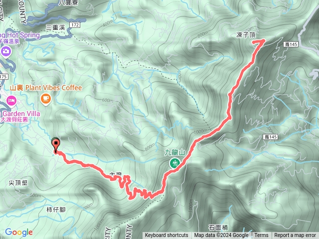 仙宮廟／九龍山／崩山／黑石崁山／凍子頂山健走