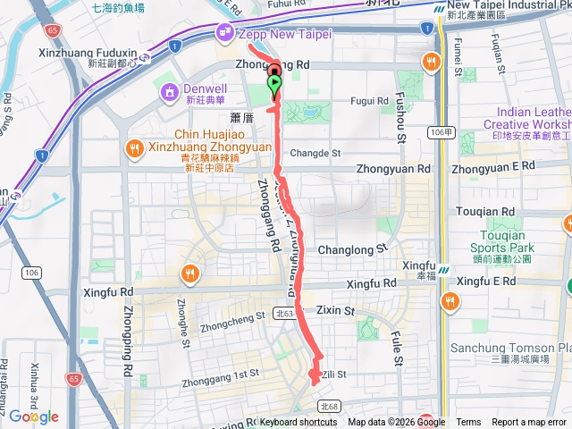 中港大排(走來回)