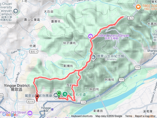 鶯歌石-大榕樹-石灰坑山-忠義宮小走圈預覽圖