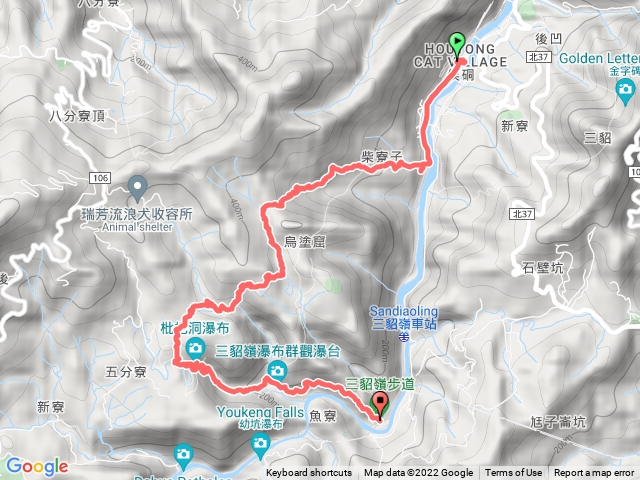 柴寮古道-中坑古道-三貂嶺步道