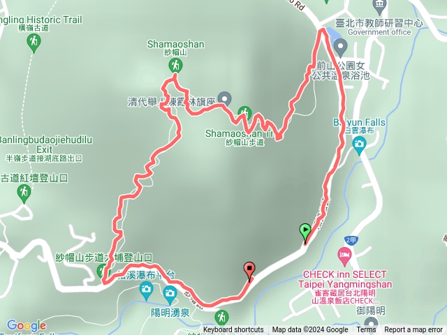 紗帽山北進南出