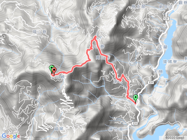 集集大山（車埕線）（單程）開車+走路