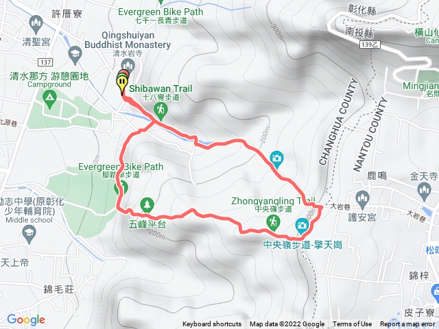 清水岩 18彎步道