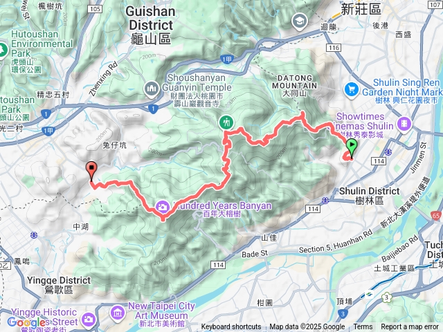 微笑山線之大同山、大棟山、福源山