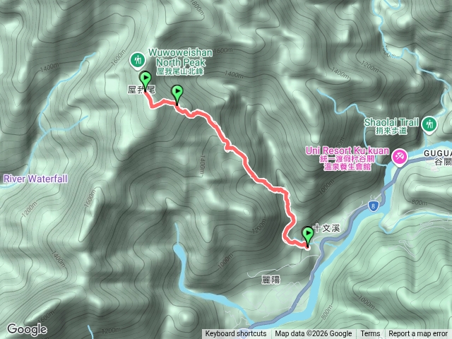 屋我尾麗陽登山口預覽圖