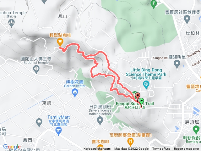 竹北鳳崎落日步道