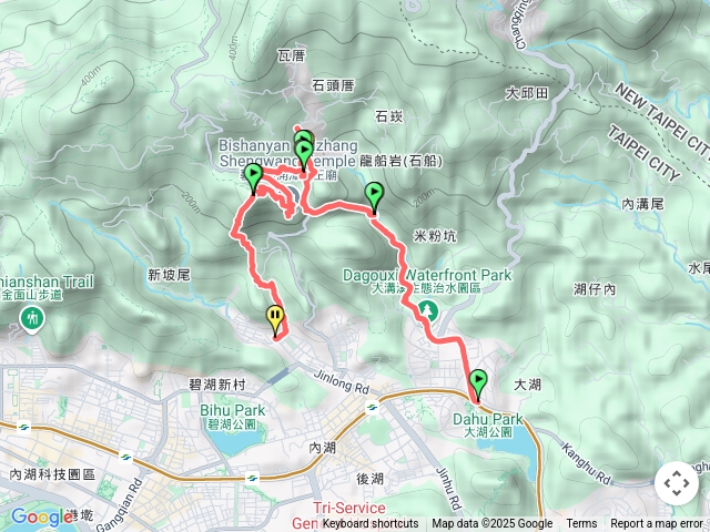 大溝溪生態園區忠勇山