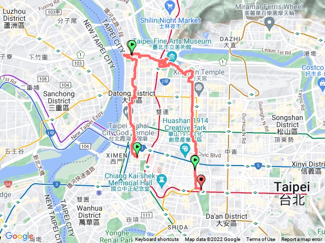 大稻埕，花博，松江