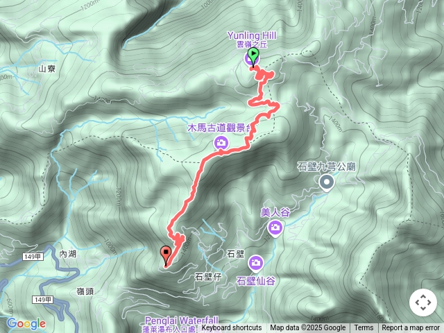 雲嶺之丘杉林步道五元兩角木馬古道英雄步道悍勇步道