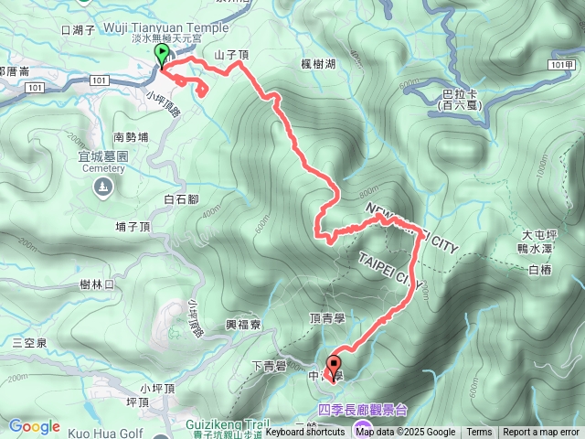 天元宮賞櫻花-山仔頂登山步道-向天池山-向天池-向天山-面天山-面天坪石屋-面天坪-面天古道下清天宮