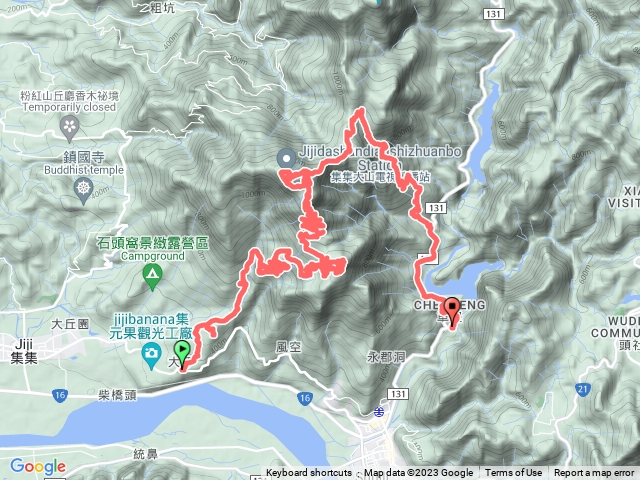 南投集集 富山國小 大坪山 集集大山南峰 集集大山 車埕步道 車程車站連走(2023-06-10)