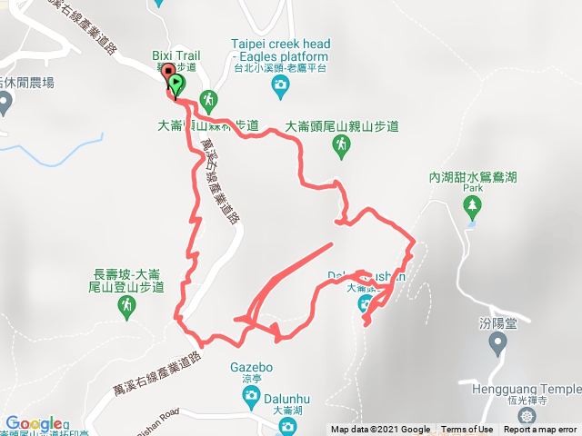 大崙頭尾山環狀路線