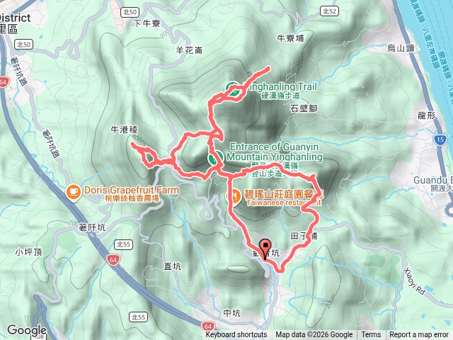 20260606-一日觀音山七大步道（全程走滿）-順走9連峰-山安宮起登O繞回山安宮預覽圖