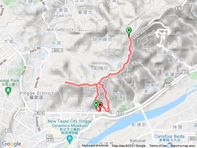 鶯歌石，光明稜線