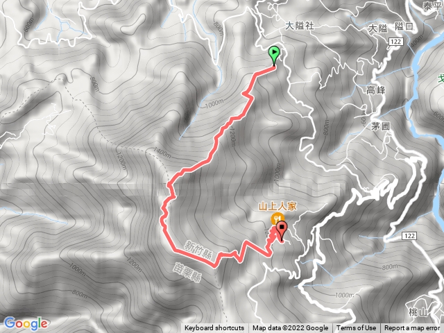 鵝公髻山→山上人家