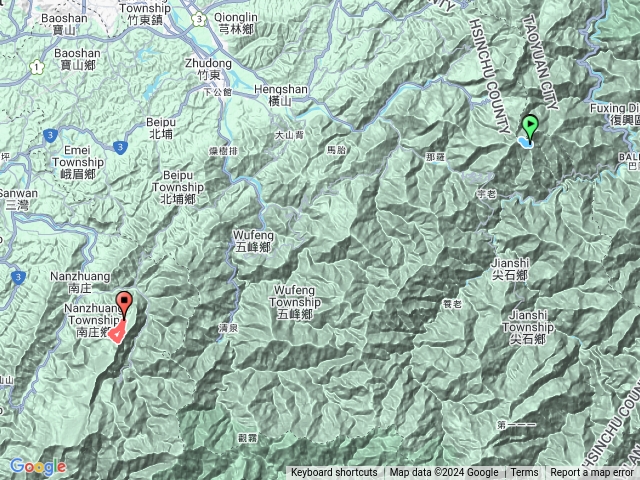 李棟山-獅頭山-向天湖山-永顯gpx預覽圖