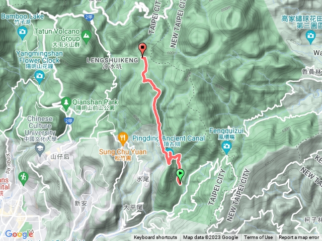 坪頂古圳、瑪礁古道、擎天崗