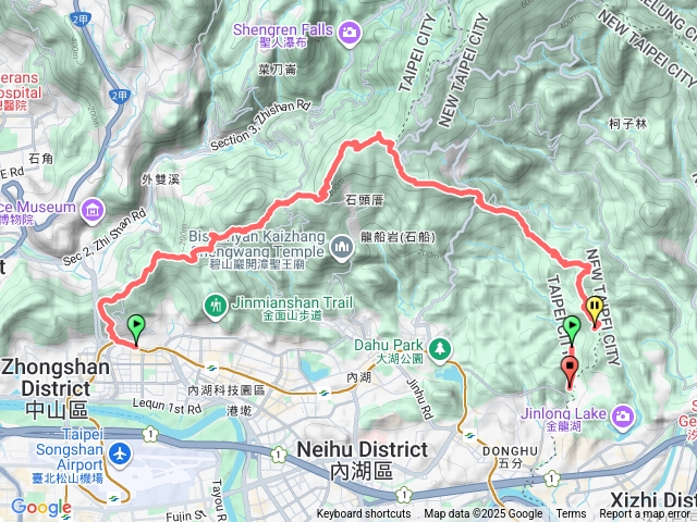 內湖25連峰