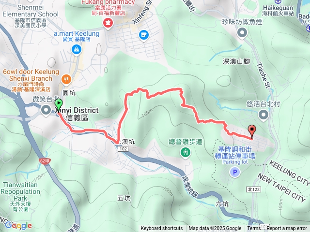 基隆棱線縱走深澳國小到八斗子