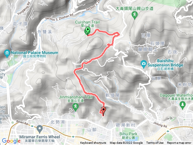 翠山步道-金面山縱走