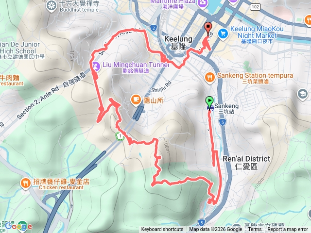 三坑火車站到連珍糕餅店預覽圖