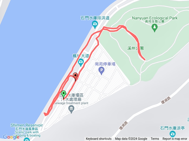 桃園石門水庫溪州公園+洩洪道