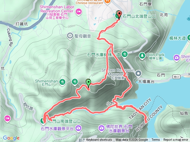 石門山北口好漢坡小粗坑一趟預覽圖