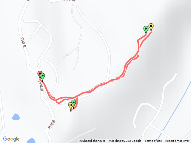 三灣火炎山上山（龍峎頂步道南口起登、順訪步道空曠處展望點）
