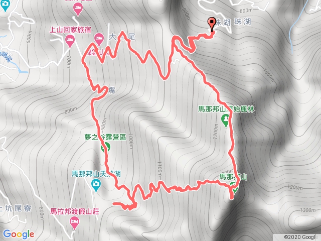 馬那邦山O型~珠湖登山口(親子登山~國二&小六)