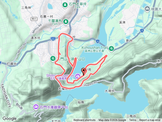 石門水庫10k第一次練跑