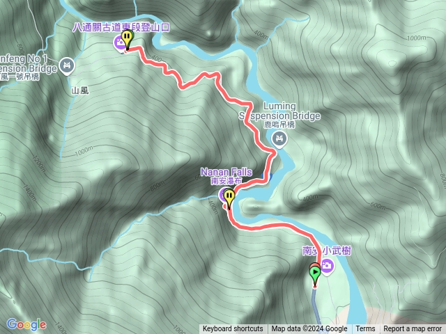 南安遊客中心瓦拉米步道入口