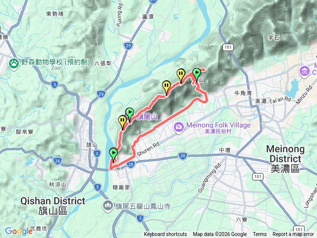 旗靈縱走預覽圖