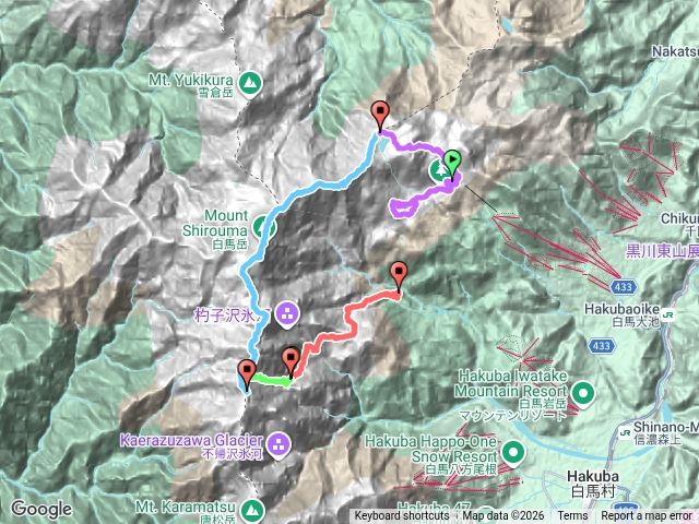 2026/9/5~8 日本白馬三山(栂池自然園上-猿倉下)