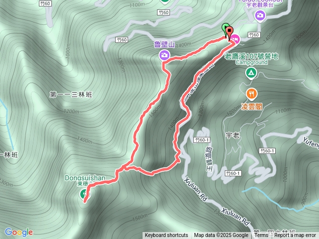 魯壁山＆東穗山縱走預覽圖