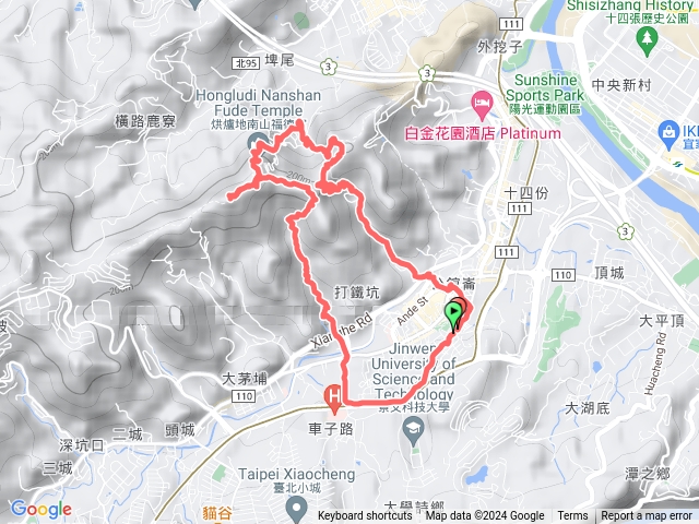 烘爐地登山步道O繞運動