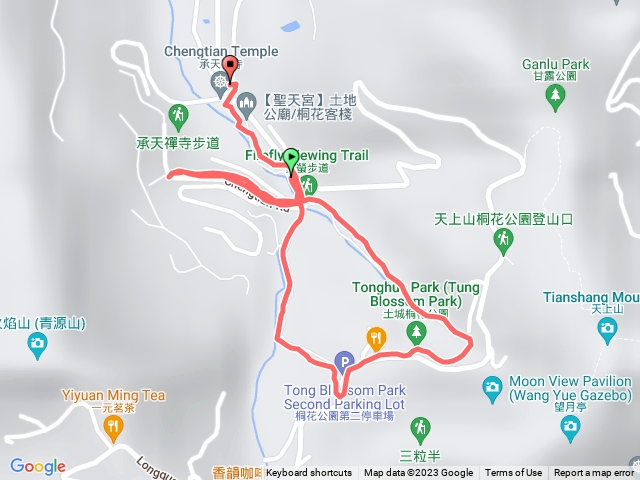 清溪步道賞螢步道南天母廣場