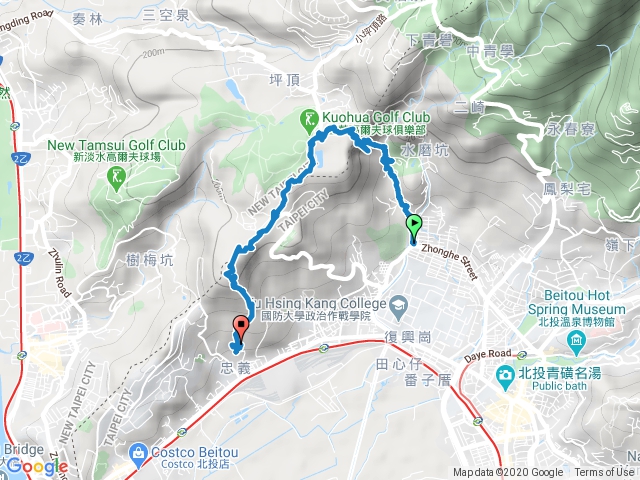 臺北大縱走：尋寶任務臺北大縱走第一段：關渡至二子坪202007041159