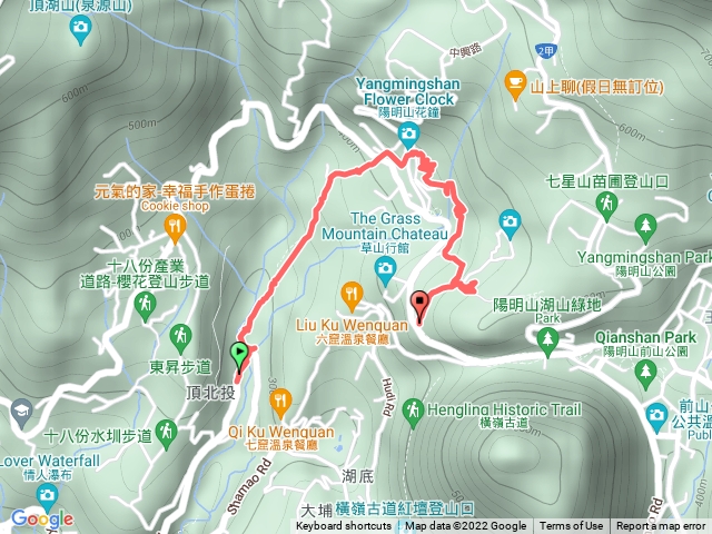 20221001 W6 陽峰古道至陽明山公園小隱潭