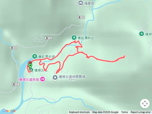 塘湖古道小o繞（終點涼亭）