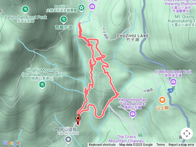東昇水圳-草山觀瀑吊橋-猴崁水圳步道-青春嶺步道-大屯瀑布