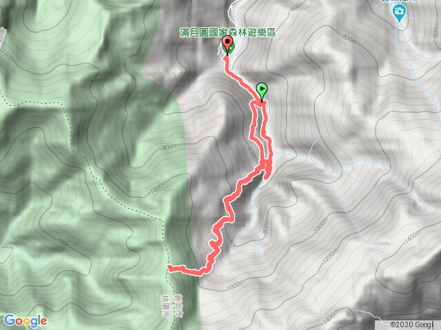 滿月圓（東滿步道）中間往返