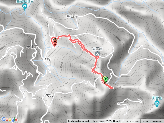 大坑凌雲嚴文峰山