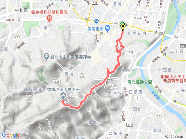 南勢角烘爐地步道