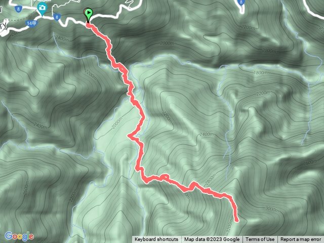 2023/3/3 屏風山（新路登山口）