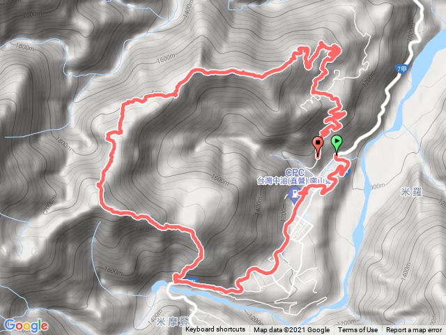 佐米縱走、南山神木