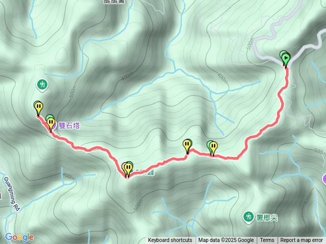 磐石嶺～581峰～耳空龜往返預覽圖