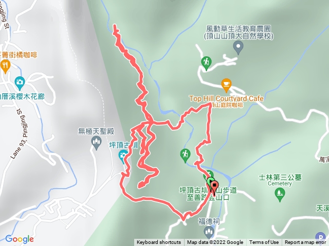 坪頂古圳-登峰圳-坪頂新圳-大崎頂步道（O型/自行開車）